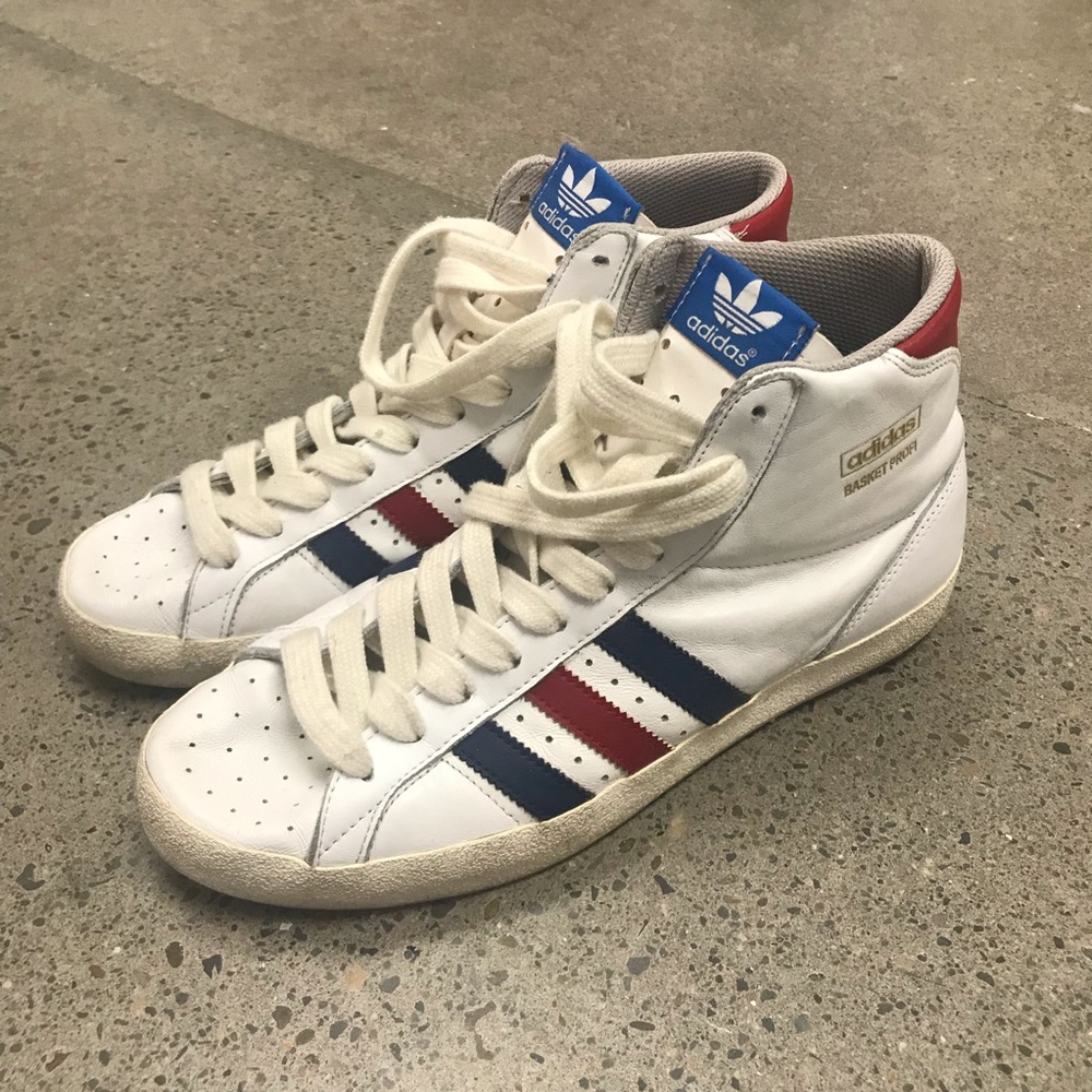 Adidas Basket Profi Hi Sneakers Size 42 View 4
